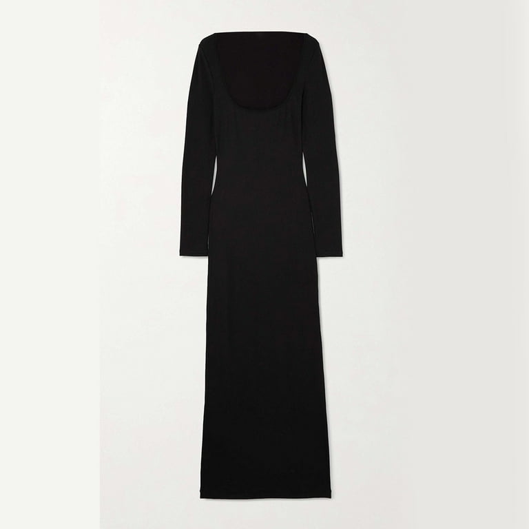 sachin and babi light blue dress IDALL Maxi Dresses,Casual Dresses Women's Square Neck Long Sleeve Maxi Dress  Soft Ribbed Bodycon Dresses For Women Long Sleeve Dress,Long  Dresses,Bodycon Dresses Black Dress L