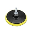 thumbnail image 3 of Uxcell 4" Dia M10 Drill Adapter Hook and Loop Backing Pad Abrasive Wheels Discs 2 Pcs, 3 of 6