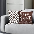 thumbnail image 5 of Decorative Throw Pillow Covers Set of 4 Brown Pillow Covers 20x20 inchThrow Pillow Cases Linen Pillow Case，Modern Farmhouse Outdoor Pillow Covers for Couch Sofa Living Room Bed Car, 5 of 6
