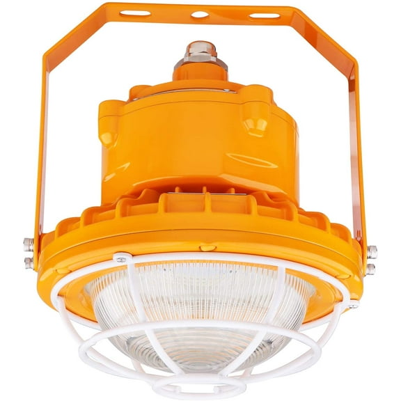 60W LED Explosion Proof Light, UL 844 Certified Class I Division II High Bay Warehouse Lighting, 8400 Lumens 240W Equivalent, 5700K Daylight, IP66 Waterproof, 3/4" NPT/Bracket Installation
