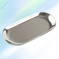 thumbnail image 1 of OULII Stainless Steel Serving Platter Jewelry Storage Serving Tray Silver 1Pack, 1 of 8