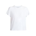 thumbnail image 5 of Athletic Works Women's and Women's Plus Relaxed ButterCore Tee with Short Sleeves, Sizes XS-4X, 5 of 6