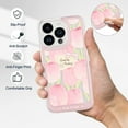 thumbnail image 5 of for iPhone 14 Pro Case, Soft Flexible Shockproof TPU Back Case Transparent Floral Case for iPhone 14 Pro 2022 (6.1 Inch), Pink Oil Painting Tulip, 5 of 13