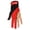 Red, variant on BIMZUC Left Hand 3 Fingers Pool Cue Glove Billiard Accessories Snooker Spandex Glove, Black, S-M (9.84 inches / 25 cm)