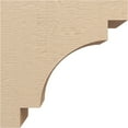 thumbnail image 3 of 8"W x 16"D x 16"H Classic Mediterranean Rough Cedar Woodgrain TimberThane Corbel, Primed Tan, 3 of 6