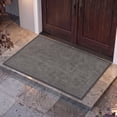 thumbnail image 3 of Ottomanson Waterproof Large Front Door Mat 48" x 72" Non-Slip Indoor Outdoor Floor Mat for Entrance, Gray, 3 of 11