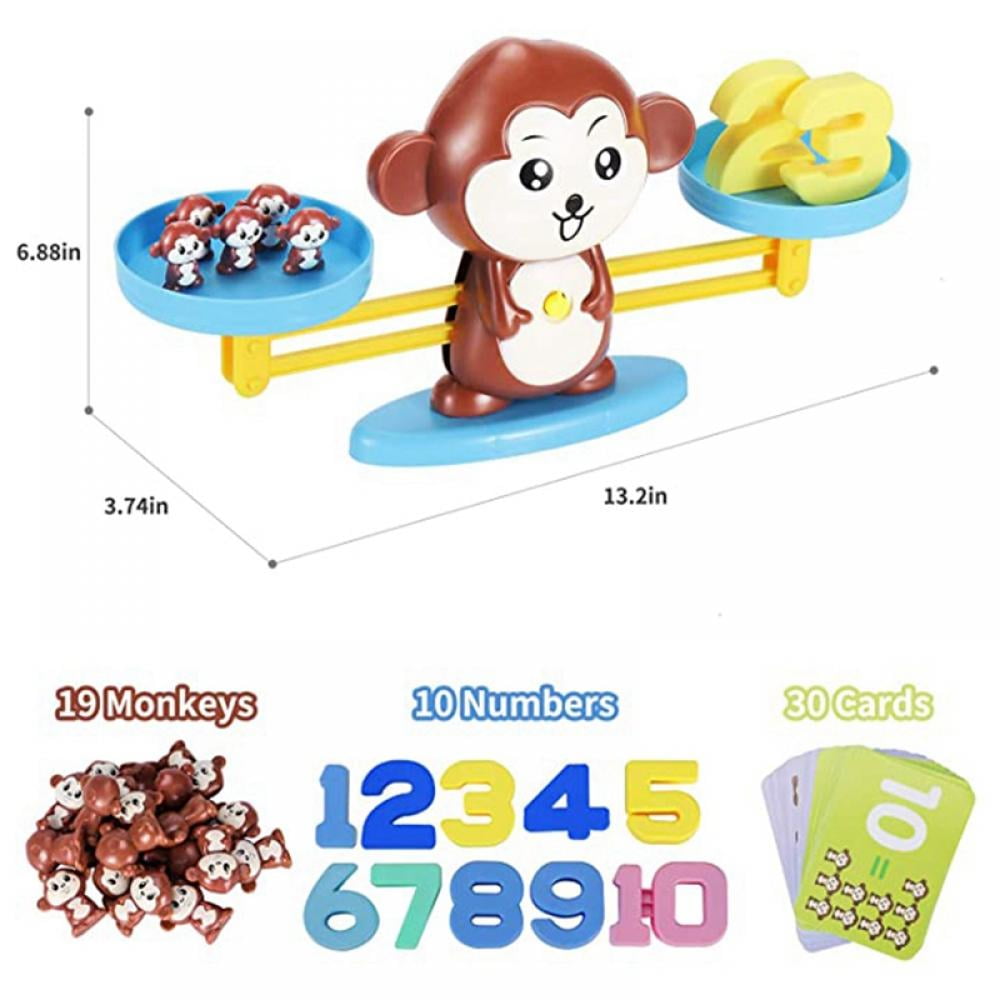 Balems CoolToys Monkey Balance Cool Math Game for Girls & Boys | Fun,  Educational Children's Gift & Kids Toy STEM Learning Ages 3+ (64-Piece Set  - Walmart.com