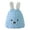 Blue, variant on Microfiber Hair Drying Towels Head Wrap Rabbit Design | Bunny Shaped Shower Cap | Curly Long & Wet Hair Hair Turban | Women's Gift Bathing Tool Hat | HairWrap Bath Cap Convenient Saving Time