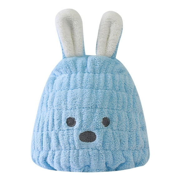 Gorro de toalla de secado rápido para niños | Gorro de baño absorbente de microfibra y terciopelo coral con lindas orejas | Toalla de secado rápido para niños y niñas después del baño o la natación