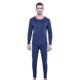 thumbnail image 3 of Conjunto de ropa interior térmica para hombre y mujer, suave, cuello redondo y terciopelo, ropa interior térmica de otoño, capa base cálida de invierno (parte superior e inferior)., 3 of 5