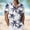 L-Multicolor, variant on Coorders George Men’s Short Sleeve Hawaiian Button-Down Shirt, Tropical Print Button-downs Vacation Shirts ,Big and Tall L-Multicolor,Size L