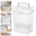 thumbnail image 2 of Transparent Marker Organizer Case, A Plastic Marker Storage Box, Transparent Marker Case Storage Container with Removable Slots, Organizer for Art Supplies, 2 of 9