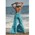 thumbnail image 5 of Pants for Women Casual Loose Flared Wide Leg Pants Beach Straight Trousers, 5 of 6