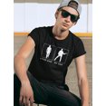thumbnail image 2 of Your Dad My Dad Cool Father Day Men Black T-Shirt, Male Medium, 2 of 4