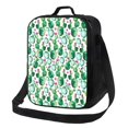 thumbnail image 1 of Vsdgher Cactus Plants Pattern Reusable Lunch Box, Insulated Lunch Bag Thickened Thermal Leakproof Lunch Tote Bag for Adult Office & Travel Picnic, 1 of 7