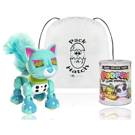 Zoomer Meowzies Lux W/ Pack a Hatch and Unicorn Slime Pack