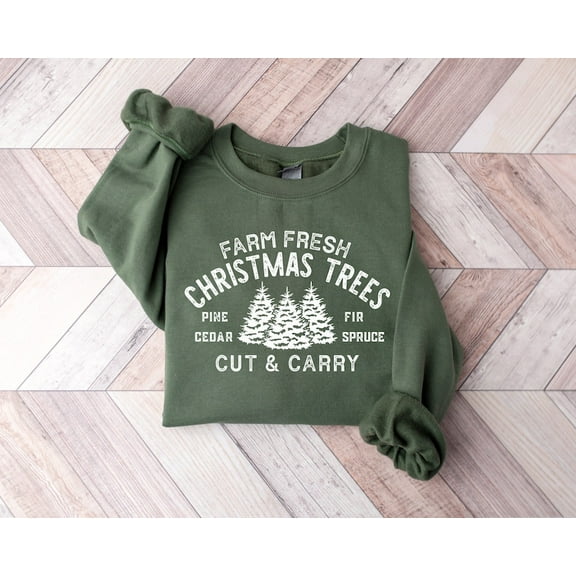 Farm Fresh Christmas Trees Shirt, Pine Spruce Fir, Christmas Gift Ideas, Holiday Shirt, Christmas Sweatshirt, Unisex Adult Tee, Winter Tee