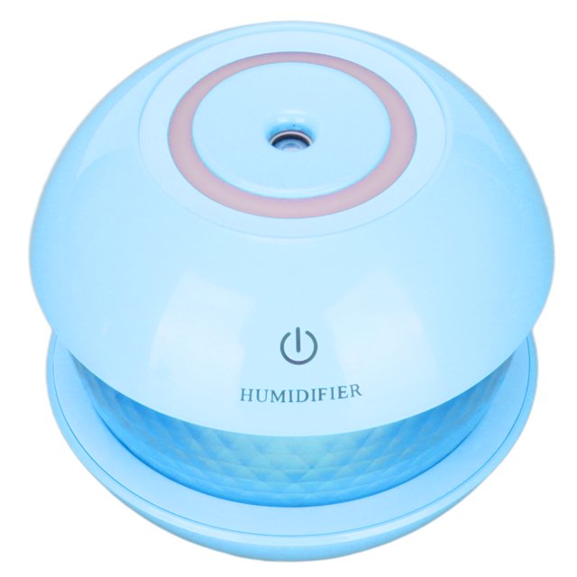 Mini Humidificador Portátil Humidificador de Escritorio USB con Luz Nocturna LED Humidificadores de Niebla Fría Humidificador de Plantas para Interiores Humidificador