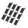 thumbnail image 1 of Battery Holder Black 12Pcs 2 x 1.5V AA Battery Compatible 5.9In, 1 of 2