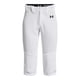 thumbnail image 1 of Pantalones de softball Under Armour Utility para niñas, talla 22, blanco/negro, 1 of 2