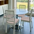 thumbnail image 5 of Kdxio Chair Seat Covers Rose Gold Abstract Spots 1 Print Chair Covers for Dining Room Square Washable Chair Protector Seat(Six Piece), 5 of 5
