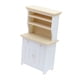 thumbnail image 3 of Gabinete de Casa de Muñecas Miniatura Estantería con Puertas de Almacenamiento para Exhibición Decoración de Cocina Sala Comedor Baño Adecuado para Af, 3 of 9