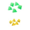 thumbnail image 1 of Paquete Dados de Múltiples Caras de Acrílicas para DND RPG Accesorios de Enseñanza de Matemáticas Suministros Amarillo Azul, 1 of 9