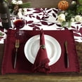 thumbnail image 3 of Brielle Home Winchester Leaves 13-Piece Dining Set: Table Runner, Placemats, Napkins & Napkin Rings, 3 of 8