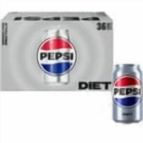 Diet Pepsi Cola Soda Soft Drinks, 12 fl oz Cans, 36 Pack