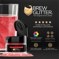 thumbnail image 5 of Brew Glitter - Red Edible Drink Glitter - Bold Sparkle, Beverage-Safe, 25g, 5 of 7