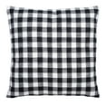 thumbnail image 2 of SAFAVIEH Autumn Plaid Throw Pillow, 18" x 18", Beige/Black, 2 of 3