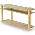 thumbnail image 3 of Safavieh Edisyn 3 Shelf Solid Wood Console Table in Natural, 3 of 11