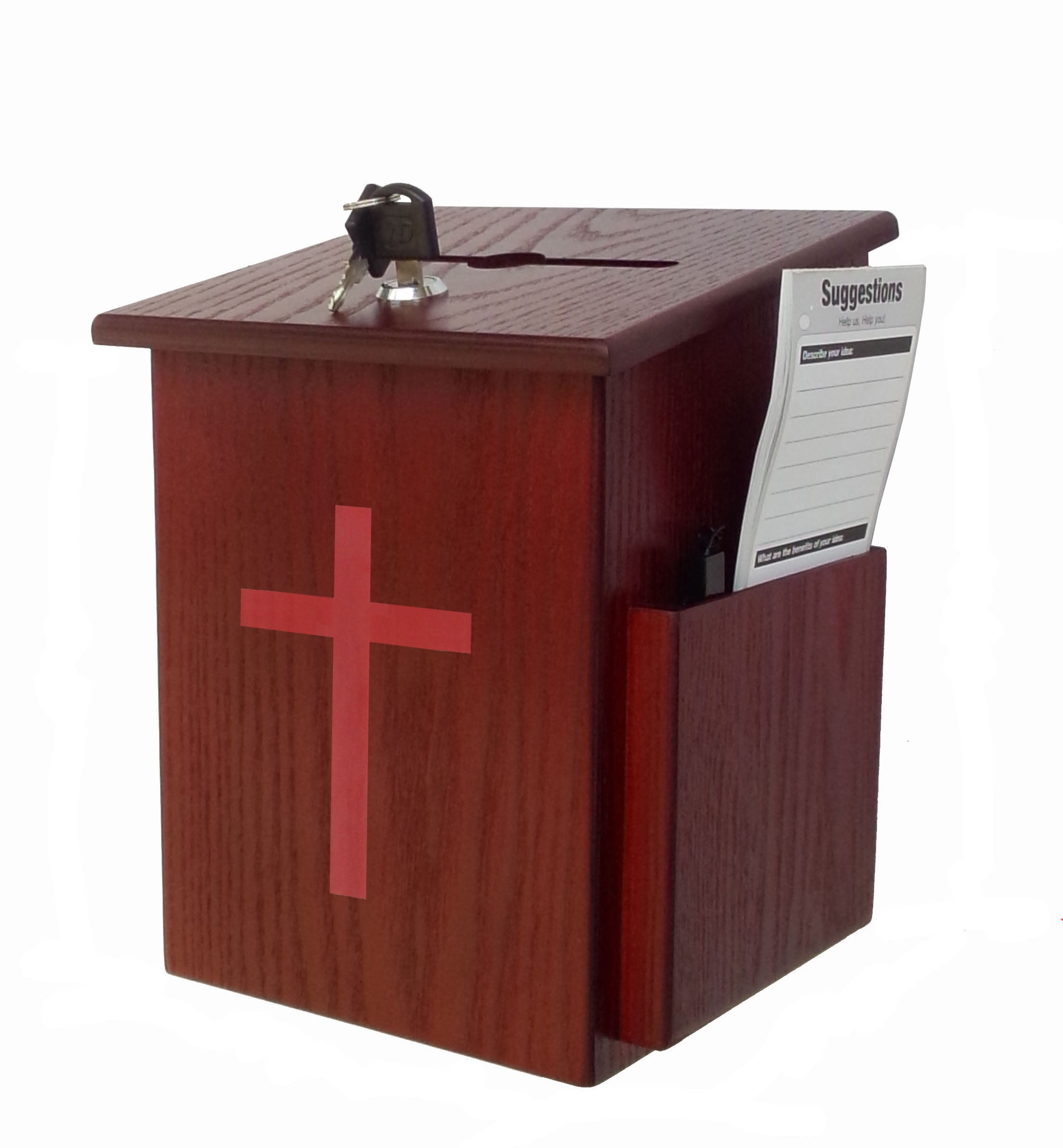 Buy Wood Church Collection Fundraising Box Donation Charity Box with