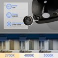 thumbnail image 4 of Reflector LED exterior AWSENS de 26 W con encendido al anochecer y apagado al amanecer, 4 of 9