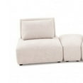 thumbnail image 3 of Stavan Modular Curved 3 Seat Sofa, Light Brown Boucle Adjustable Backs, 3 of 3