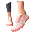 thumbnail image 3 of lnmuld Men Women Barefoot Shoes, Breathable Mesh Shoes for Water Yoga Fitness Hiking Color:Red,Size:9, 3 of 6