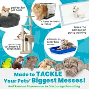 Unique Pet Odor and Stain Eliminator for Dog, Cat, Small Pet Messes- 24 oz. Ready-To-Use Liquid Spray - Bio-enzymatic Formula