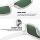 thumbnail image 4 of Gafas de Sol MEETSUN Polarizadas con Protección UV400 y Montura Transparente, 4 of 6