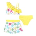 thumbnail image 4 of inhzoy Kids Big Girls 3 Pieces Swimsuits Bikini Bathing Suit Yellow 14, 4 of 5