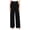 Black wide leg corduroy pants women a1, variant on Women Wide Leg Corduroy Trousers High Waisted Loose Long Pants with Pockets Casual Palazzo Work Lounge Streetwear, Army Green S