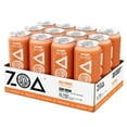 thumbnail image 2 of ZOA Zero Sugar Energy Drink, Wild Orange, 16oz (12-Pack), 2 of 6