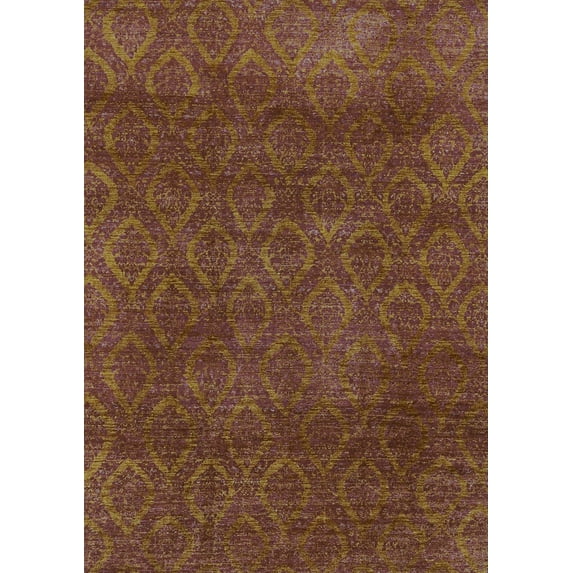 Ahgly Company Indoor Rectangle Abstract Turquoise Blue Modern Area Rugs, 7' x 9'