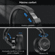 thumbnail image 4 of Audífonos Dj Con Cable Para Estudio Y Monitorización, 50mm Malubero, Negro, 4 of 5