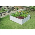 thumbnail image 2 of NuVue Deluxe 48" Square x 15" H White Vinyl Raised Garden Bed, 2 of 2