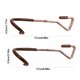 thumbnail image 5 of Greeniant Colgador de linterna de Camping Coolcamp, gancho colgante a prueba de herrumbre, lámpara de caza, soporte portátil para mochilero al aire libre carpas Café 33 mm Greeniant OD021963-04, 5 of 6