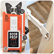 Door Buddy Adjustable Cat Door Prop for Interior Doors with Strike Plate, 2.5-5.5 Inches