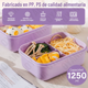 thumbnail image 2 of Fiambrera Portátiles Bento Box Luncheras Bolsa Lonchera Xtellar rosa, 2 of 4