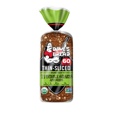 Dave's Killer Bread® Thin Sliced 21 Whole Grains and Seeds Organic Bread 20.5 oz. Loaf