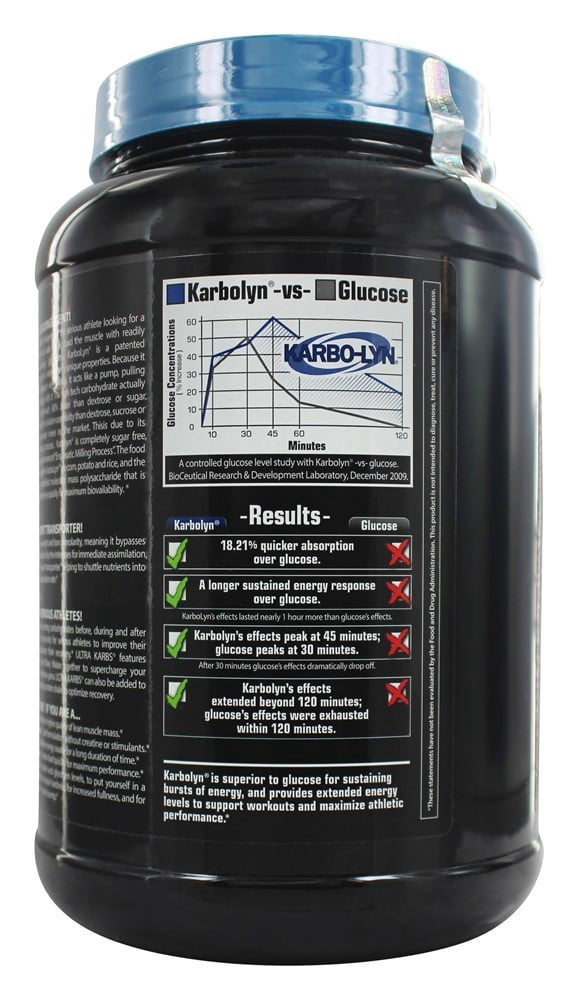 Siren Labs Ultra Karbs-Mass Gainer-Post Workout-Muscle Builder Healthy Carb Loading - Carbohydrate Blend with KarboLyn - More Energy, Faster Recovery - Weight Gainer (40 Servings)