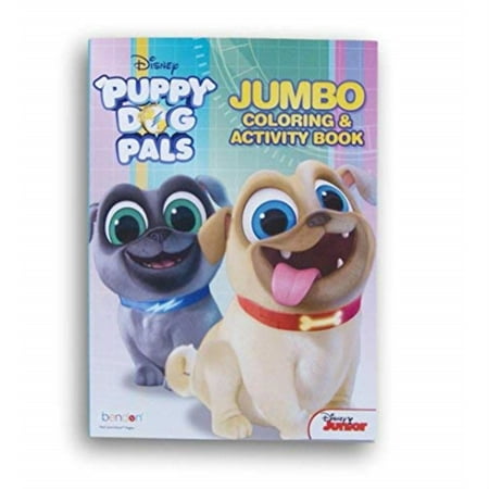 puppy dog pals coloring and activity book  64 pages